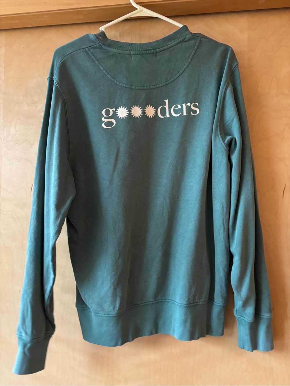 Gooders Women's Teal Crewneck Sweatshirt